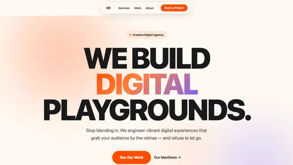 Chroma Web template preview