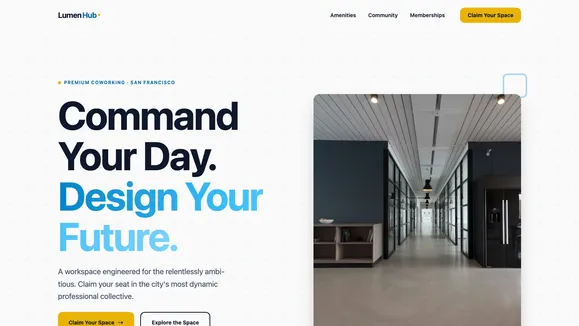 Hub Workspace template preview