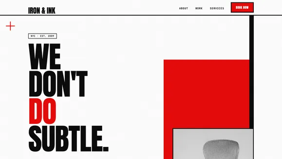 Ink & Iron template preview