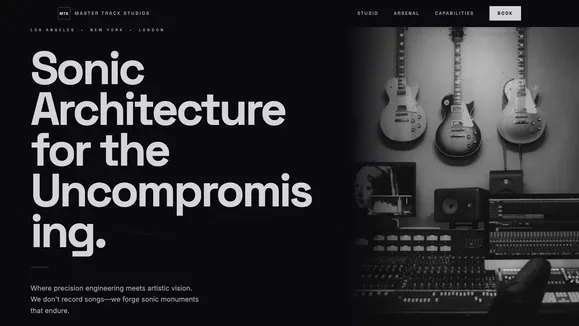 Master Track Studio template preview