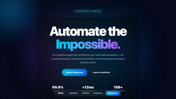 Nexus.ai template preview