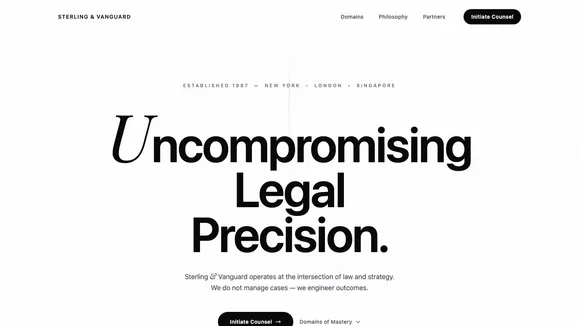 Sterling & Vanguard template preview