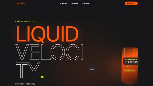 KINETIX template preview