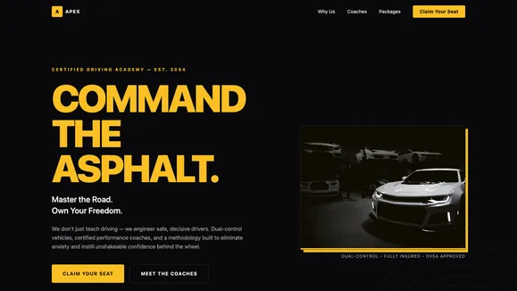 Safe Drive template preview