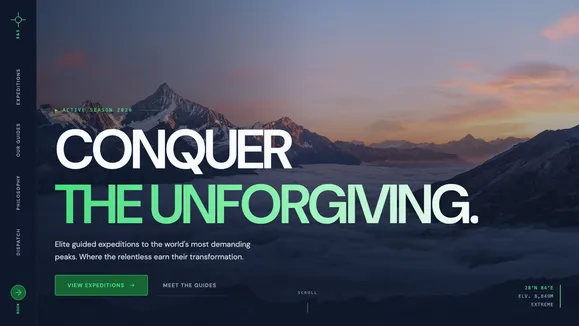 Summit Treks template preview