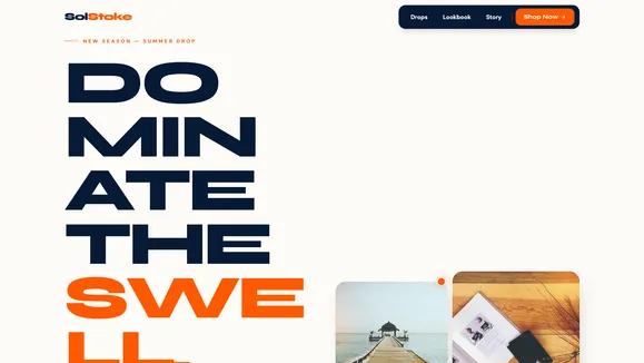 Wave Rider template preview